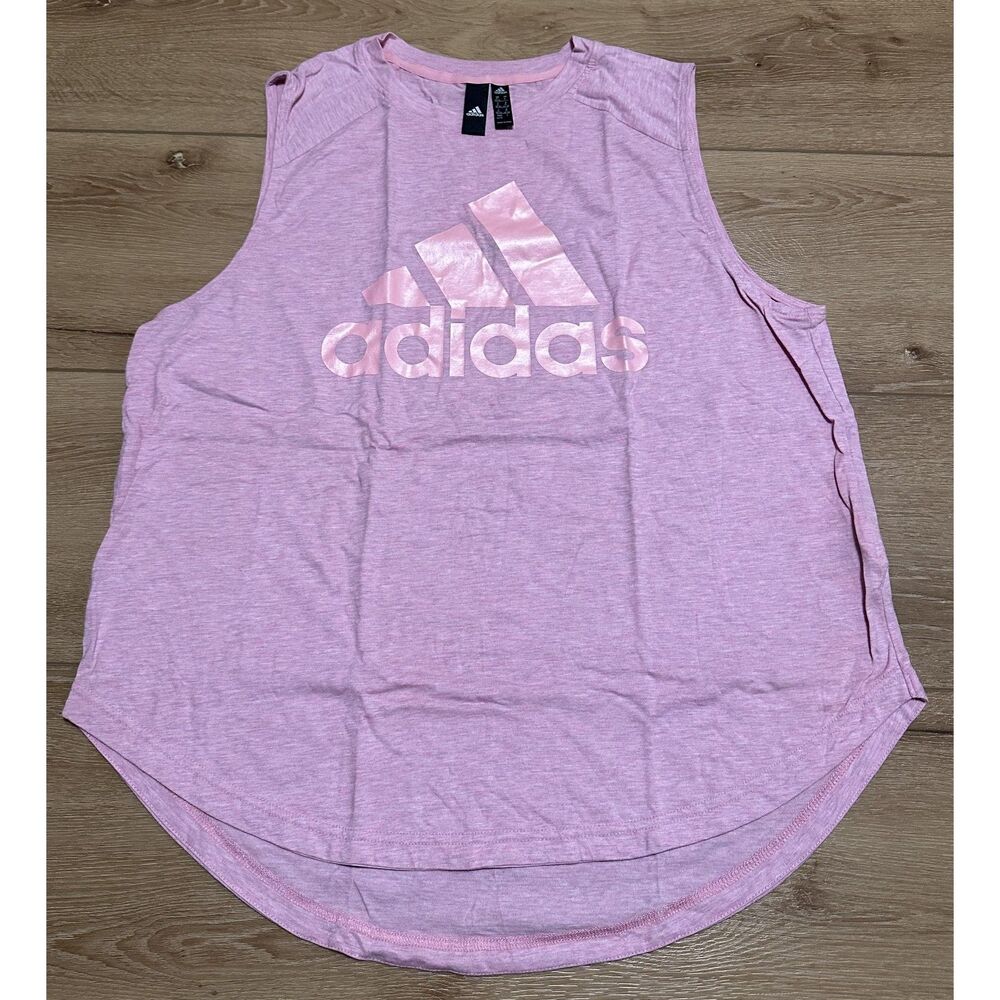 Women's Adidas Tank Top Pink Size XL GUC!